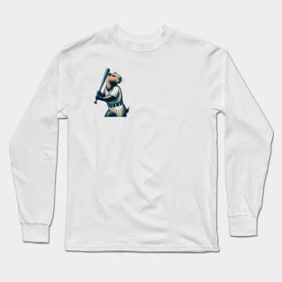 Capybara Baseball, Baseball Sport Baseball Love Long Sleeve T-Shirt